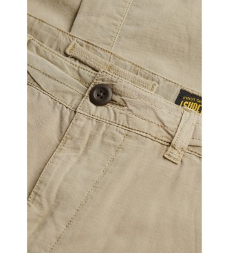 Superdry Ripstop Light Cargo beige byxor