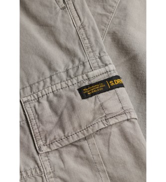 Superdry Cargo Ripstop Trousers grey