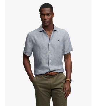 Superdry Camisa Riviera azul escuro