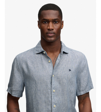 Superdry Camisa Riviera azul escuro
