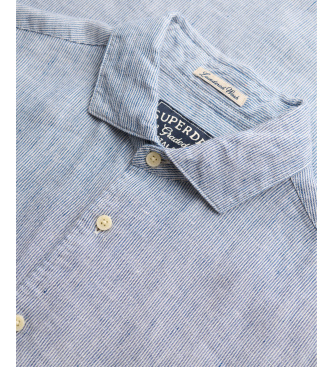 Superdry Camisa Riviera azul escuro