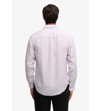 Superdry Chemise Riviera Linen lilas