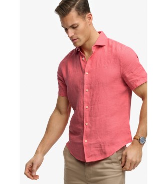 Superdry Korallenfarbenes Riviera-Hemd