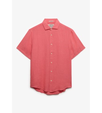 Superdry Korallenfarbenes Riviera-Hemd