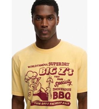 Superdry Roadside Trade Loose T-shirt gul