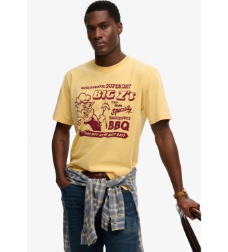 Superdry Roadside Trade Loose T-shirt gul