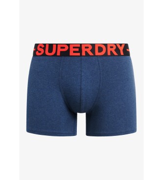 Superdry Set 2 Bxers Classic azul