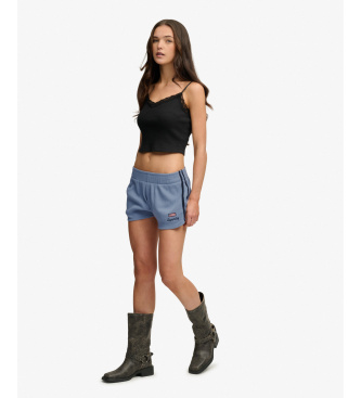 Superdry Short Waffle Retro bleu