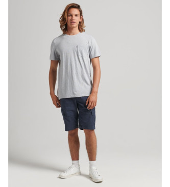 Superdry Cargo shorts van biologisch katoen Core navy