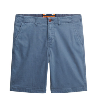 Superdry Niebieskie szorty chino