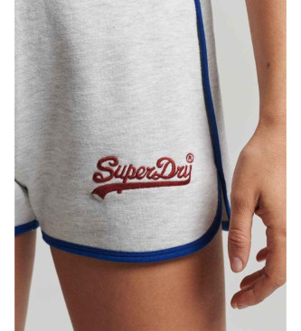 Superdry Logo shorts Vintage College grijs