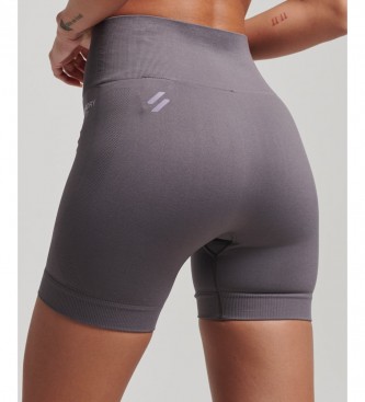 Short Core Tight Fitted Seamless grey