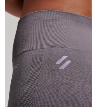 Superdry Short Core Tight Fitted Seamless cinzento