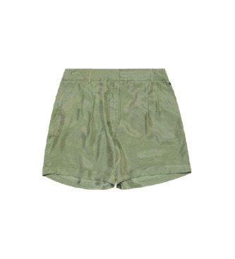 Superdry Green cupro shorts