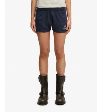 Superdry Kort v�ffla Retro marinbl�