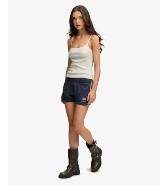 Superdry Kort v�ffla Retro marinbl�