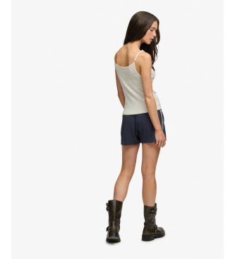 Superdry Kort v�ffla Retro marinbl�