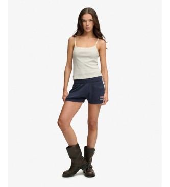 Superdry Kort v�ffla Retro marinbl�