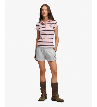 Superdry Short gaufr� Retro grey