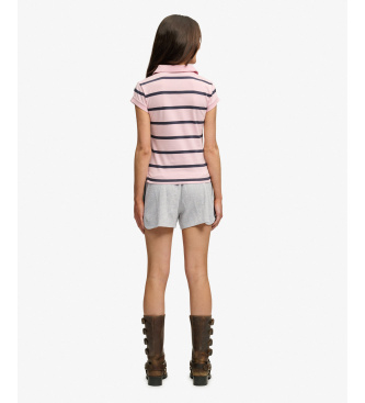 Superdry Short gaufr� Retro grey