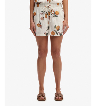 Superdry Shorts bomuld trykt strand beige