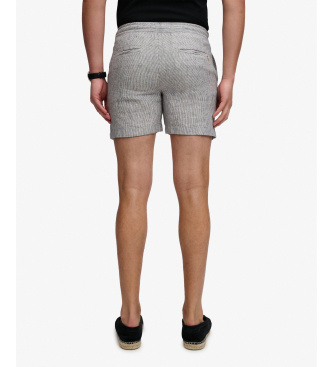 Superdry Shorts Merchant Lino gris claro