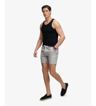 Superdry Shorts Merchant Lino gris claro