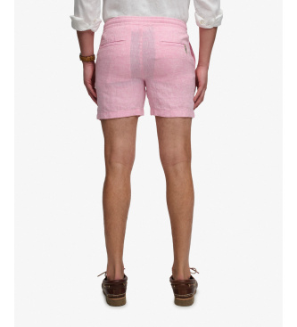 Superdry Shorts Merchant Linen pink