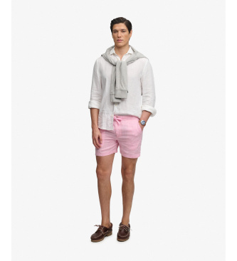 Superdry Shorts Merchant Linen pink