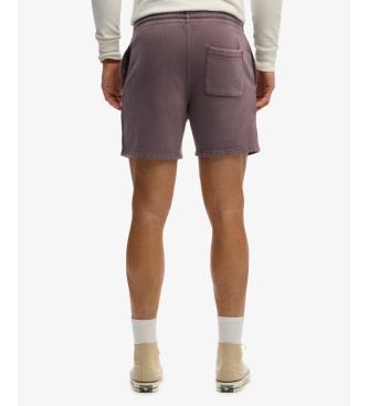 Superdry Short Micro Logo gris