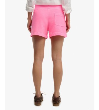 Superdry Shorts Studios rosa flúor