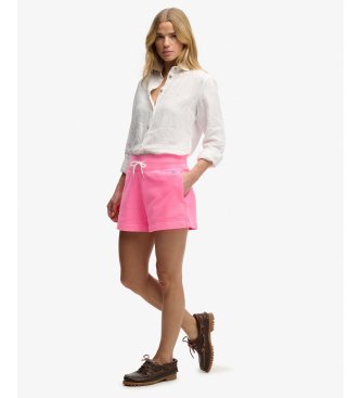 Superdry Shorts Studios rosa flúor