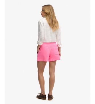 Superdry Shorts Studios rosa flúor
