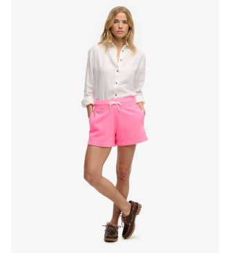Superdry Shorts Studios rosa flúor