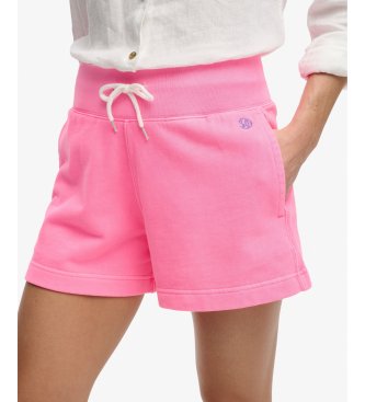 Superdry Shorts Studios rosa flúor