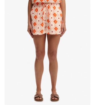 Superdry Strandshorts med tryck orange