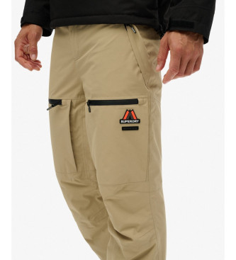 Superdry Pantaln Ski Shell beige