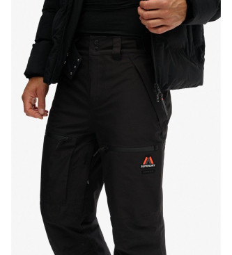 Superdry Spodnie narciarskie czarne