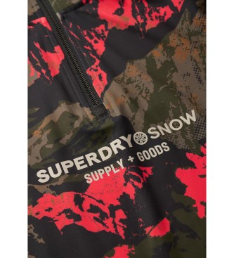 Superdry Mngfrgad skidvst med halv dragkedja och halv dragkedja  