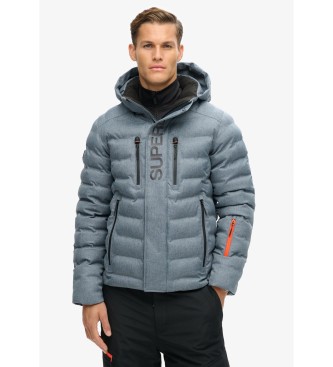 Superdry Quilted jacket Fuji blue