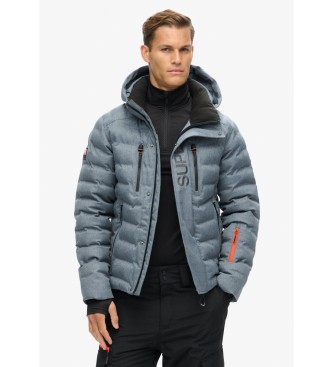 Superdry Quilted jacket Fuji blue