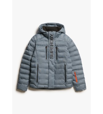 Superdry Quilted jacket Fuji blue