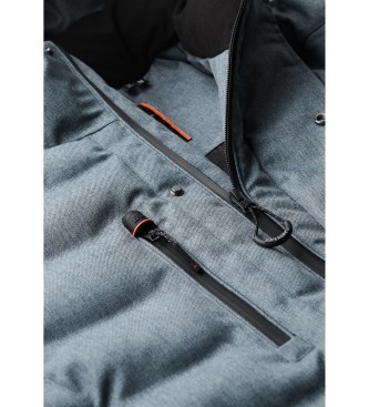 Superdry Pikowana kurtka Fuji niebieska