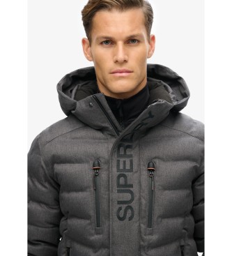 Superdry Pikowana kurtka Fuji szara