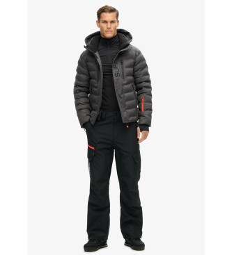 Superdry Prešita jakna Fuji siva