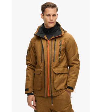 Superdry Ski-jas Peak Rescue bruin