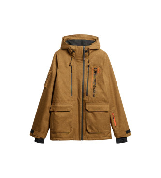 Superdry Skijakke Peak Rescue brun