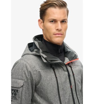 Superdry Veste de ski Peak Rescue gris