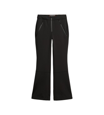 Superdry Passform-Softshell-Skihose schwarz