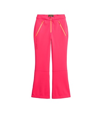 Superdry Pasformede softshell-skibukser i pink